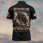 The Uniform Came Off The Courage Stayed, Personalized Realistic Veteran Dad Pride – Polo