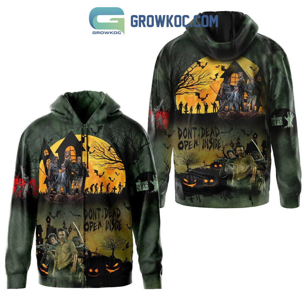 The Walking Dead Halloween Don’t Dead Open Inside Hoodie T Shirt