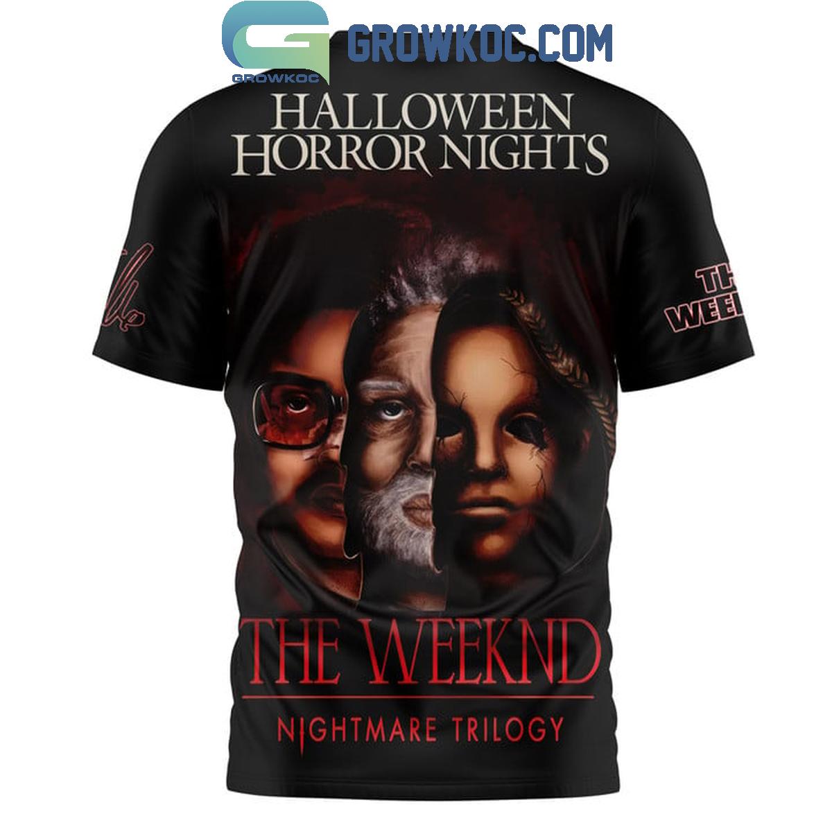 The Weeknd Halloween Horror Nights Nightmare Trilogy Hoodie T Shirt