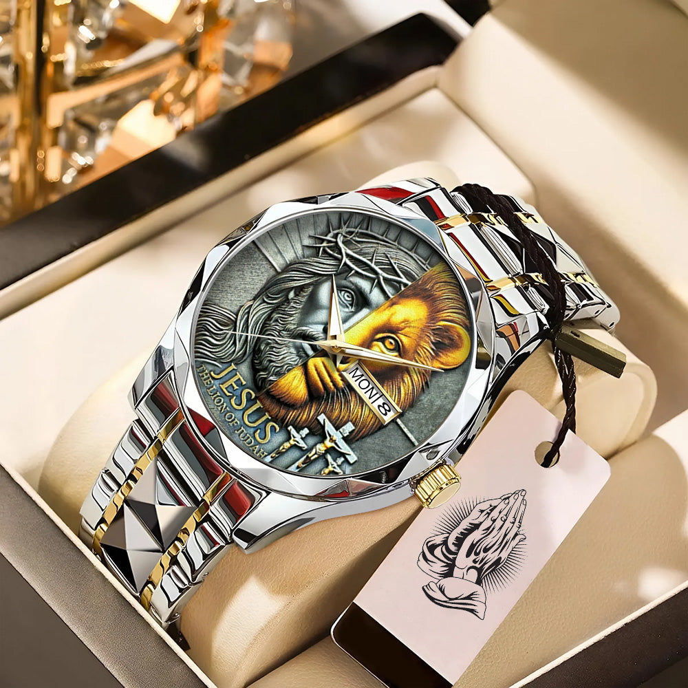 The Lion Of Judah Alloy Luxury Quartz Watch - TANTN 14881