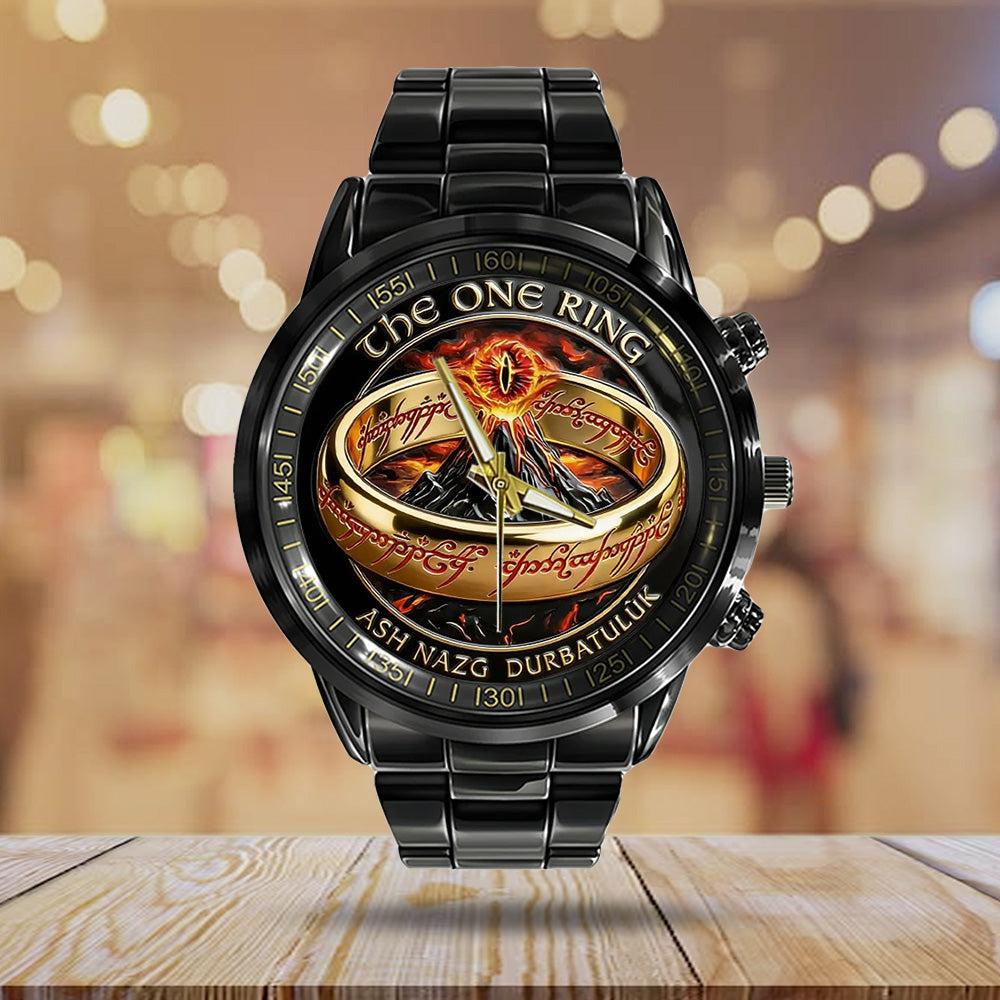 The Lord of the Rings Black Stainless Steel Watch - TANTN19817