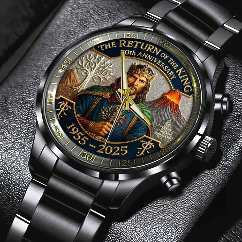 The Lord of the Rings Black Stainless Steel Watch - TANTN19317
