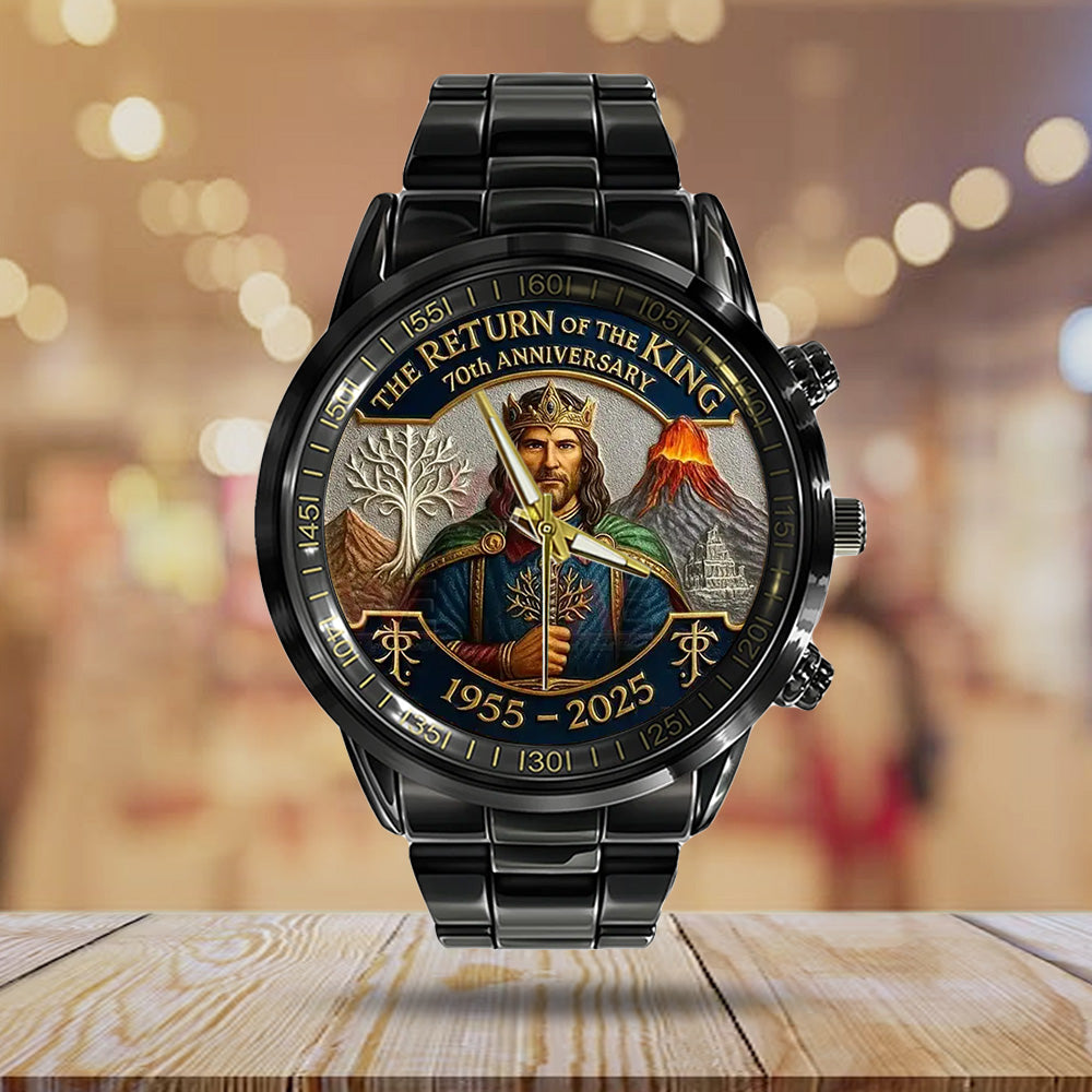 The Lord of the Rings Black Stainless Steel Watch - TANTN19317