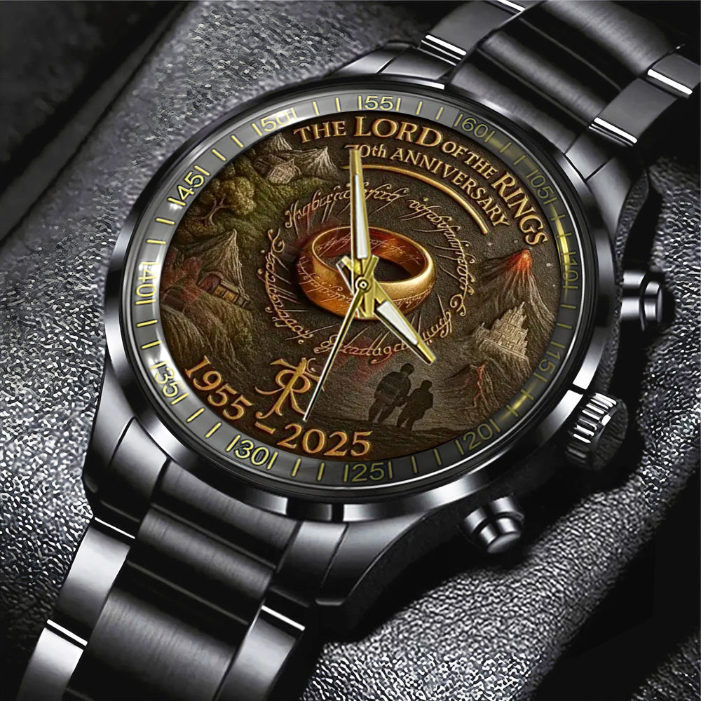 The Lord of the Rings Black Stainless Steel Watch - TANTN19319