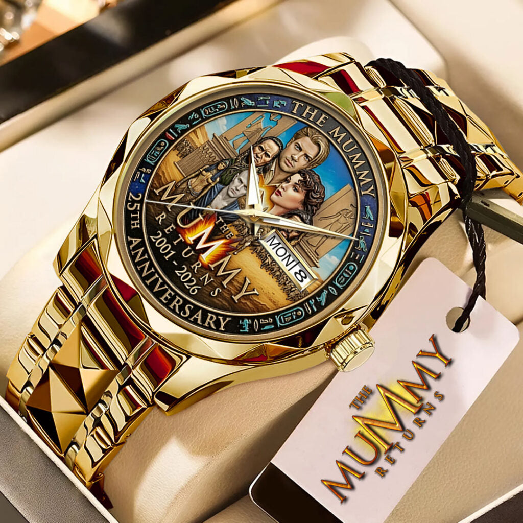 The Mummy Returns 25th Anniversary Alloy Luxury Quartz Watch - TMTHU4014