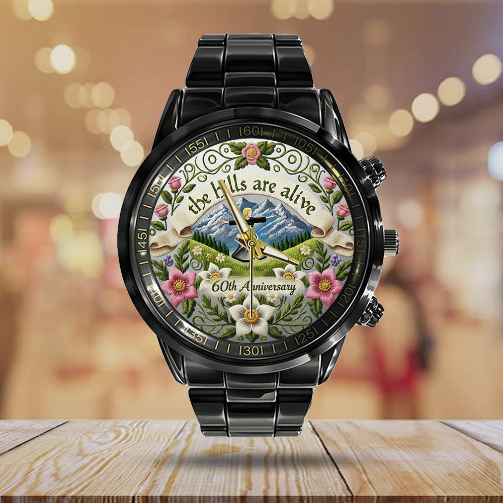The Sound of Music 60th Anniversary Black Stainless Steel Watch - GNE4808