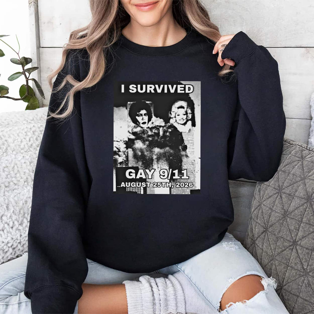 Tim Curry Dolly Parton I Survived Gay 9/11 August 25th 2026 Shirt