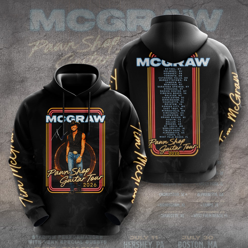 Tim McGraw﻿ 2026 Tour 3D Apparel – GNE7943