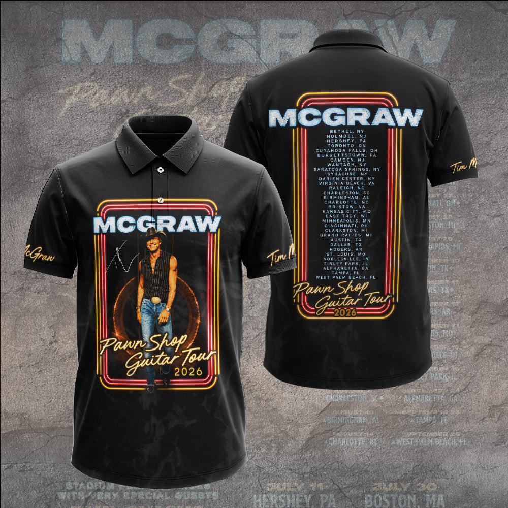 Tim McGraw﻿ 2026 Tour 3D Apparel – GNE7943