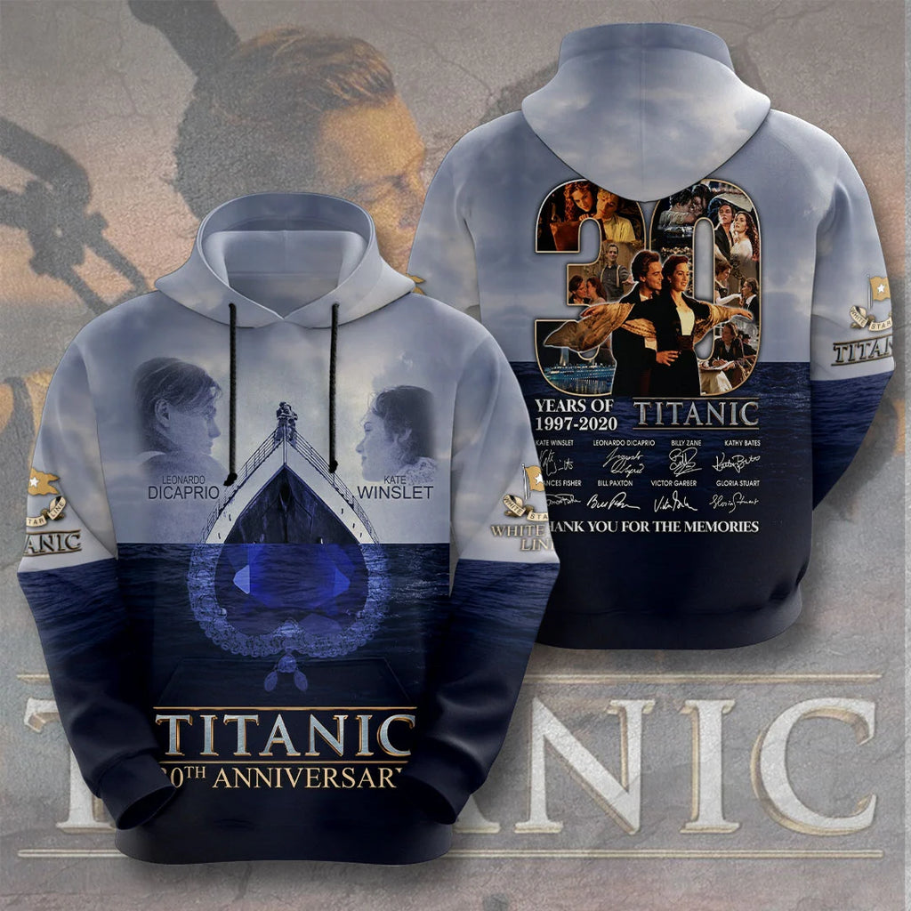 Titanic 30th Anniversary 3D Apparel – TMTHU9018