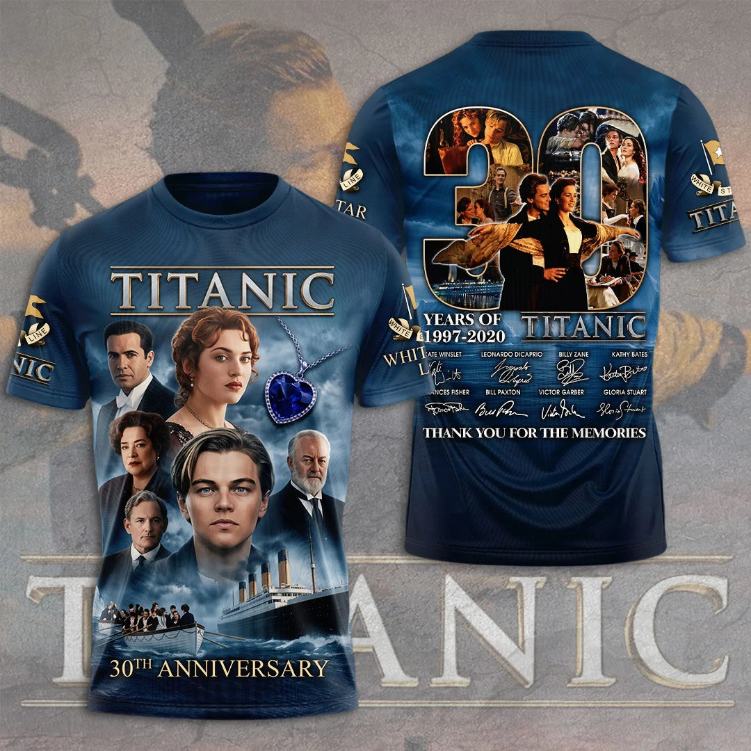 Titanic 30th Anniversary 3D Apparel – TMTHU8989
