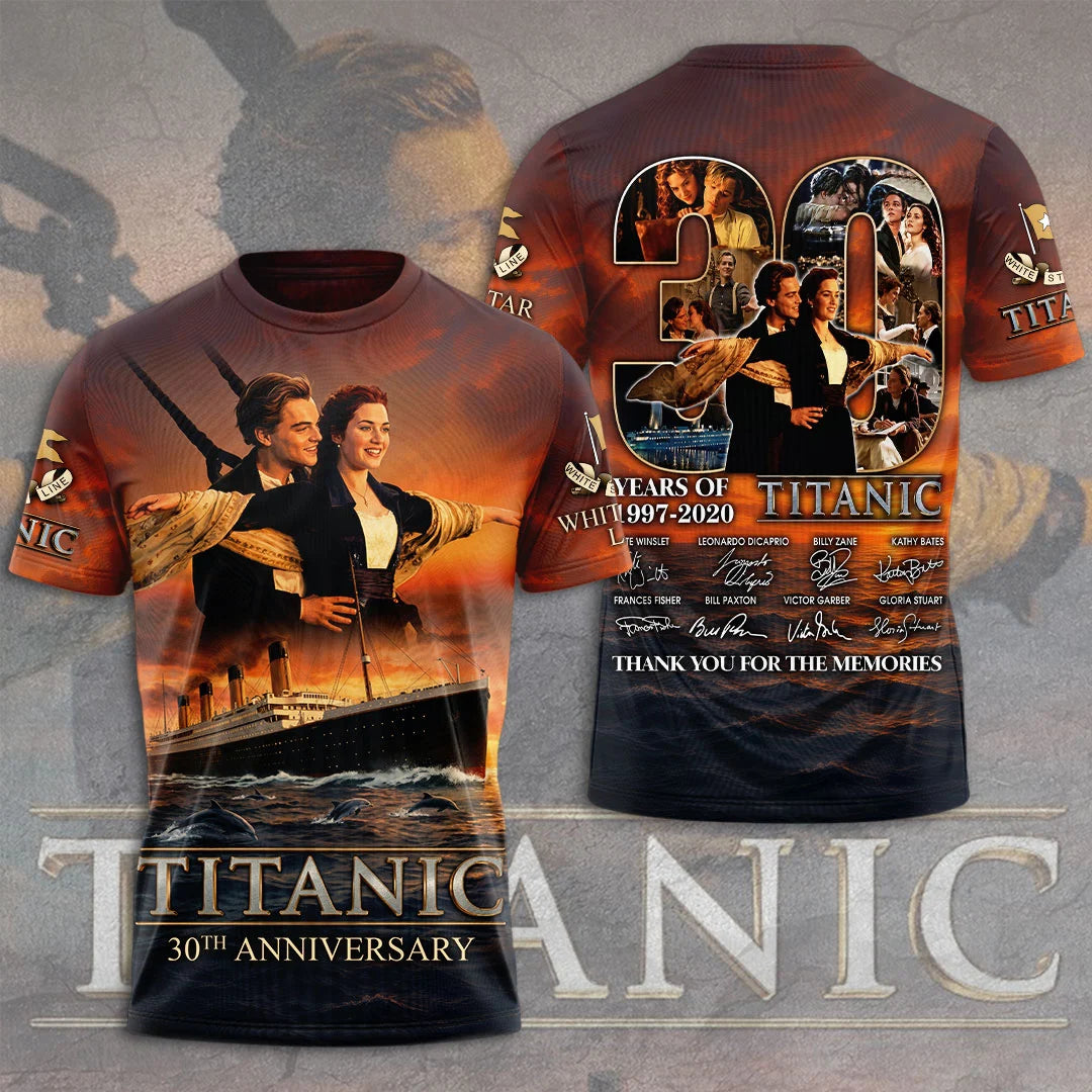 Titanic 30th Anniversary 3D Apparel – TMTHU9017