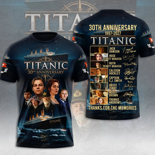 Titanic 30th Anniversary 3D Apparel – TMTHU8985