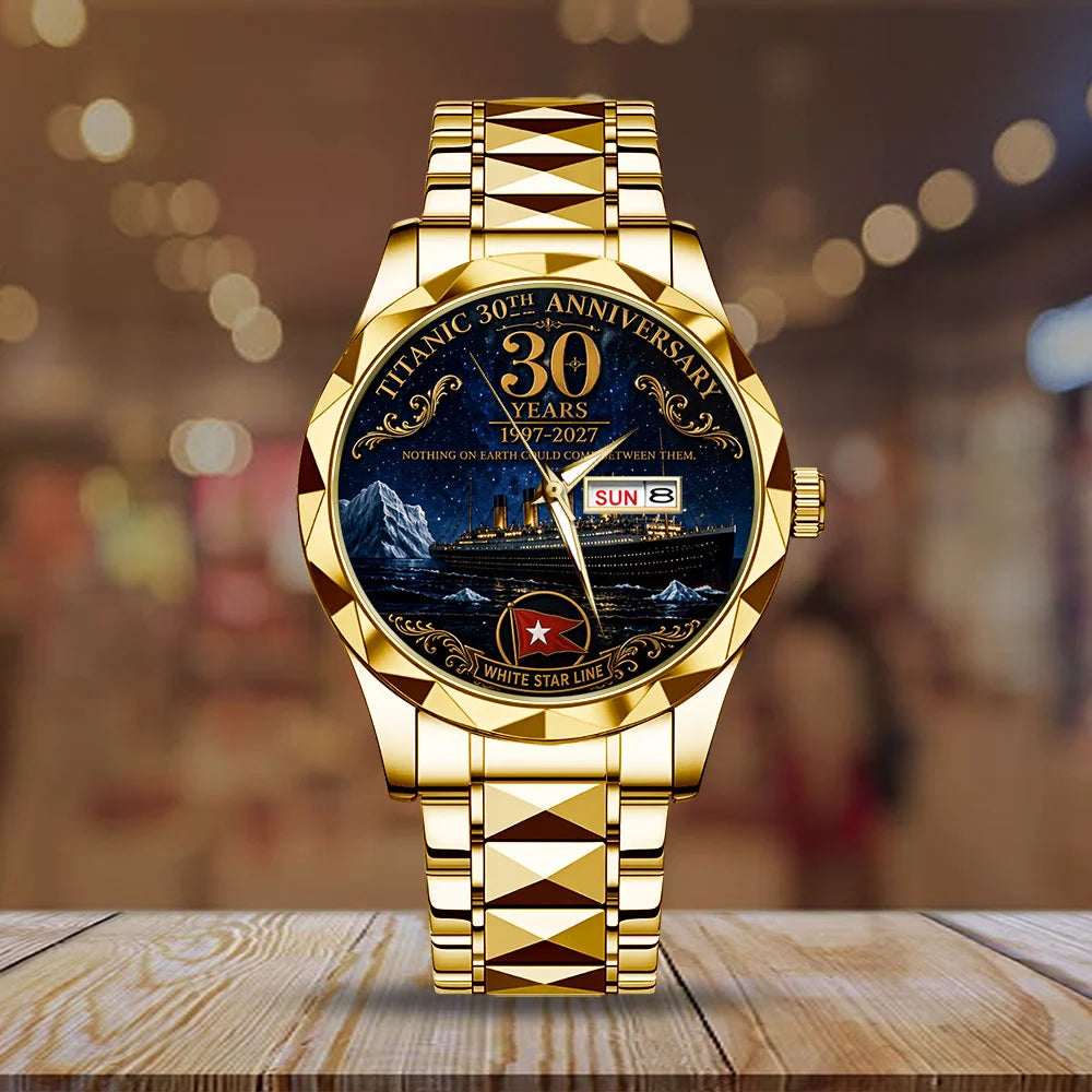 Titanic 30th Anniversary Alloy Luxury Quartz Watch - TMTHU8884