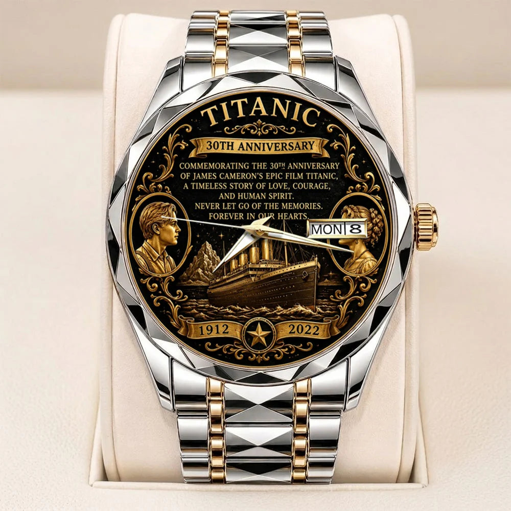 Titanic 30th Anniversary Alloy Luxury Quartz Watch - TANTN25315