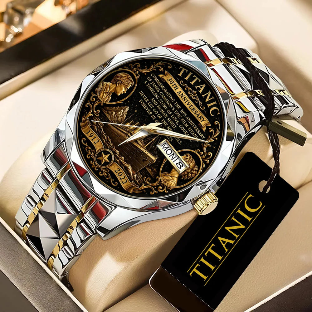 Titanic 30th Anniversary Alloy Luxury Quartz Watch - TANTN25315