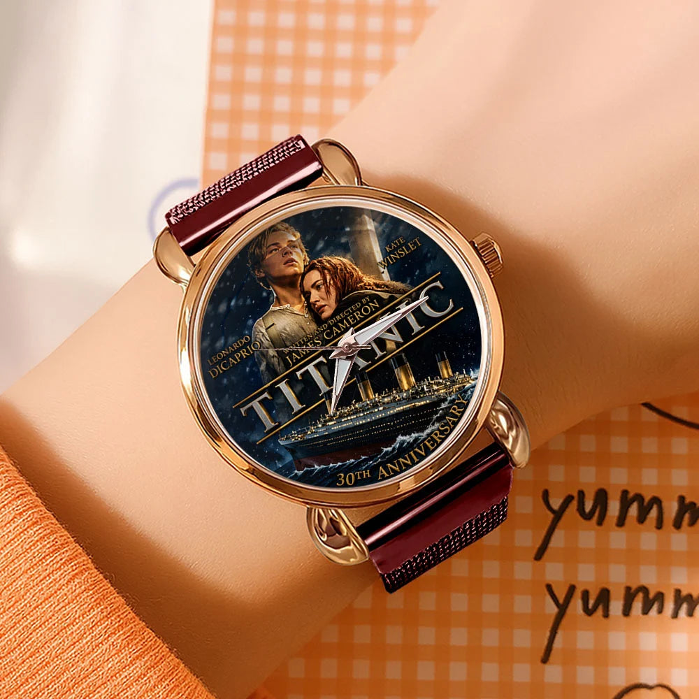 Titanic 30th Anniversary Mesh Strap Quartz Watch - TMTHU8883