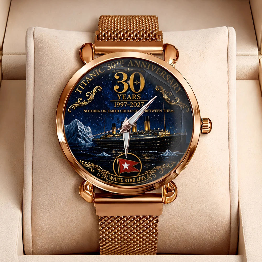 Titanic 30th Anniversary Mesh Strap Quartz Watch - TMTHU8894