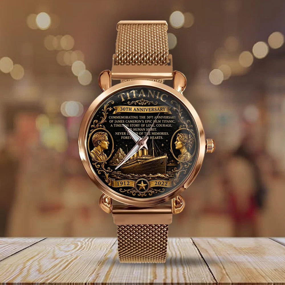 Titanic 30th Anniversary Mesh Strap Quartz Watch - TANTN25317