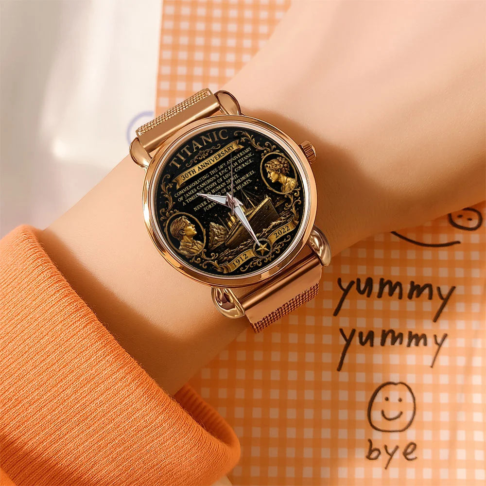 Titanic 30th Anniversary Mesh Strap Quartz Watch - TANTN25317