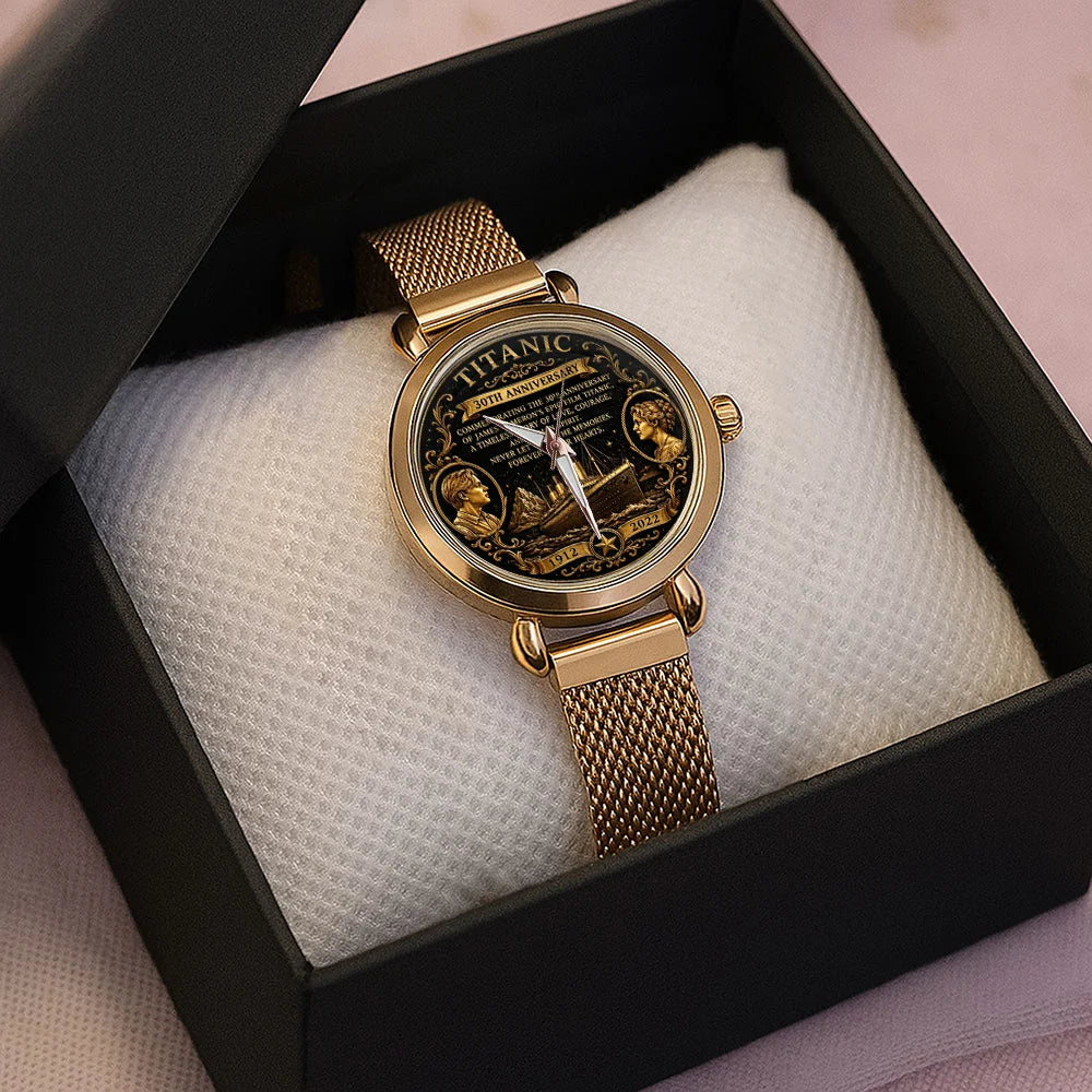 Titanic 30th Anniversary Mesh Strap Quartz Watch - TANTN25317