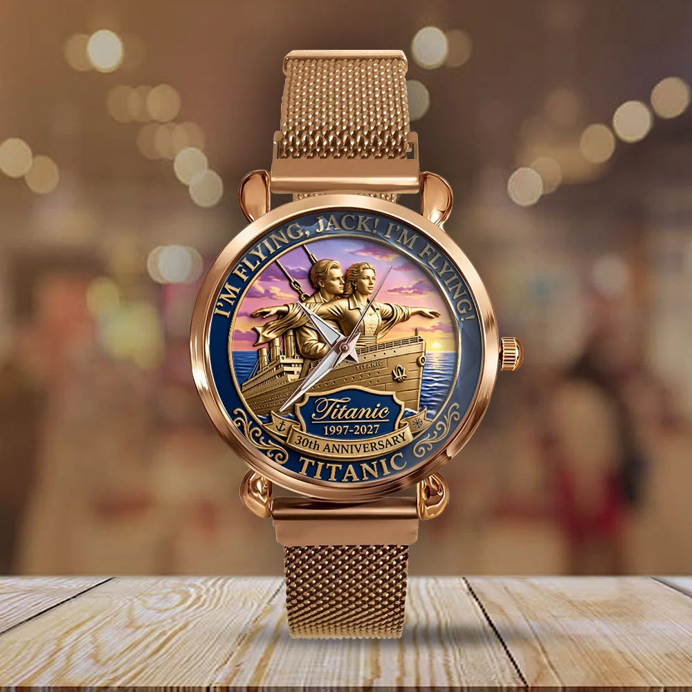 Titanic 30th Anniversary Mesh Strap Quartz Watch - TANTN25320