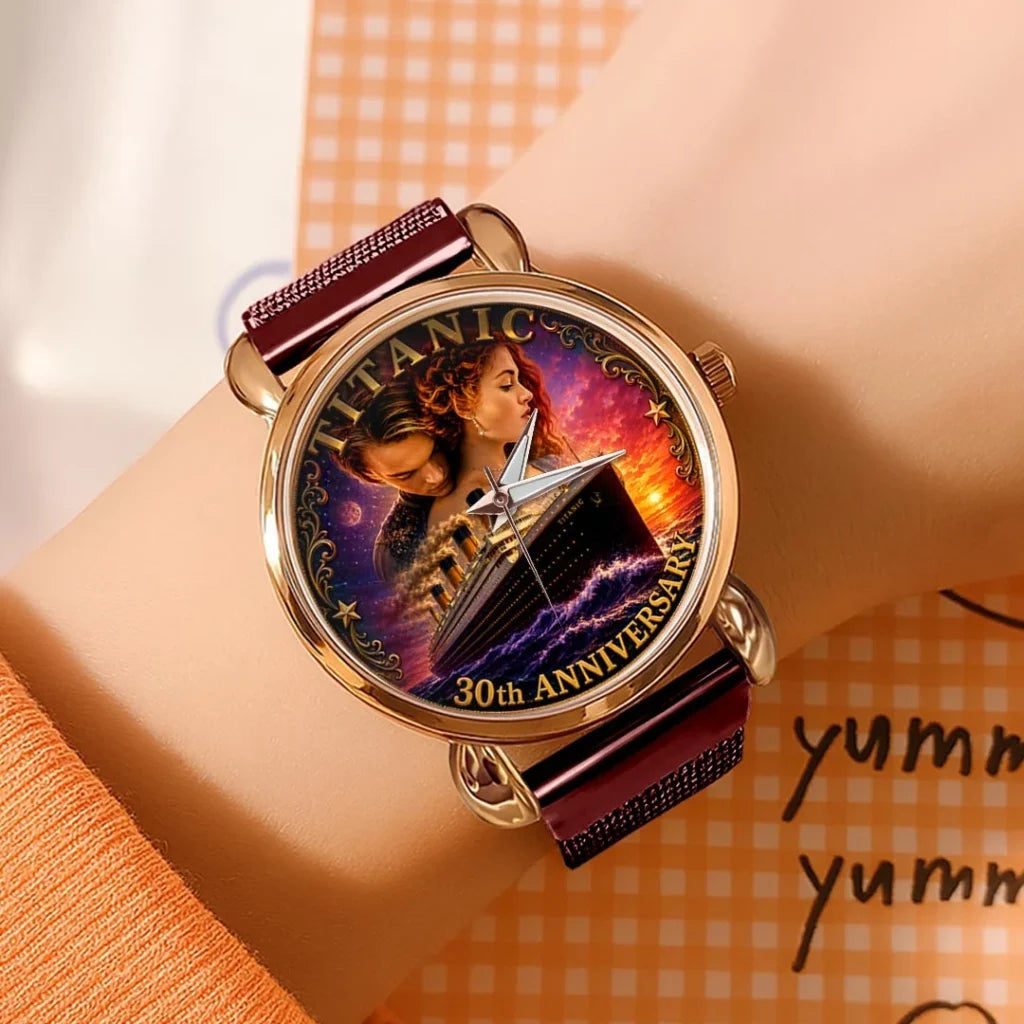 Titanic 30th Anniversary Mesh Strap Quartz Watch - HOATT20752