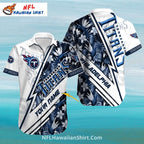 Titans Hawaiian Shirt – Floral Lightning Design
