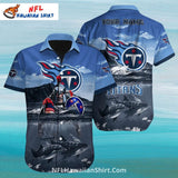 Titans Hawaiian Shirt – Gladiator And Dolphins Ocean Theme
