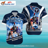 Titans Hawaiian Shirt – Gladiator And Football Stadium