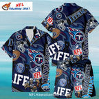 Titans Hawaiian Shirt – NFL Collage And Football Elements