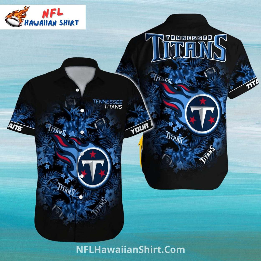 Titans Hawaiian Shirt – Tropical Night Floral Theme