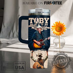 Toby Keith Custom Stanley Tumbler Allamerican Tour Design