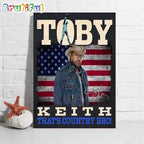 Toby Keith That’s Country Bro Poster Canvas