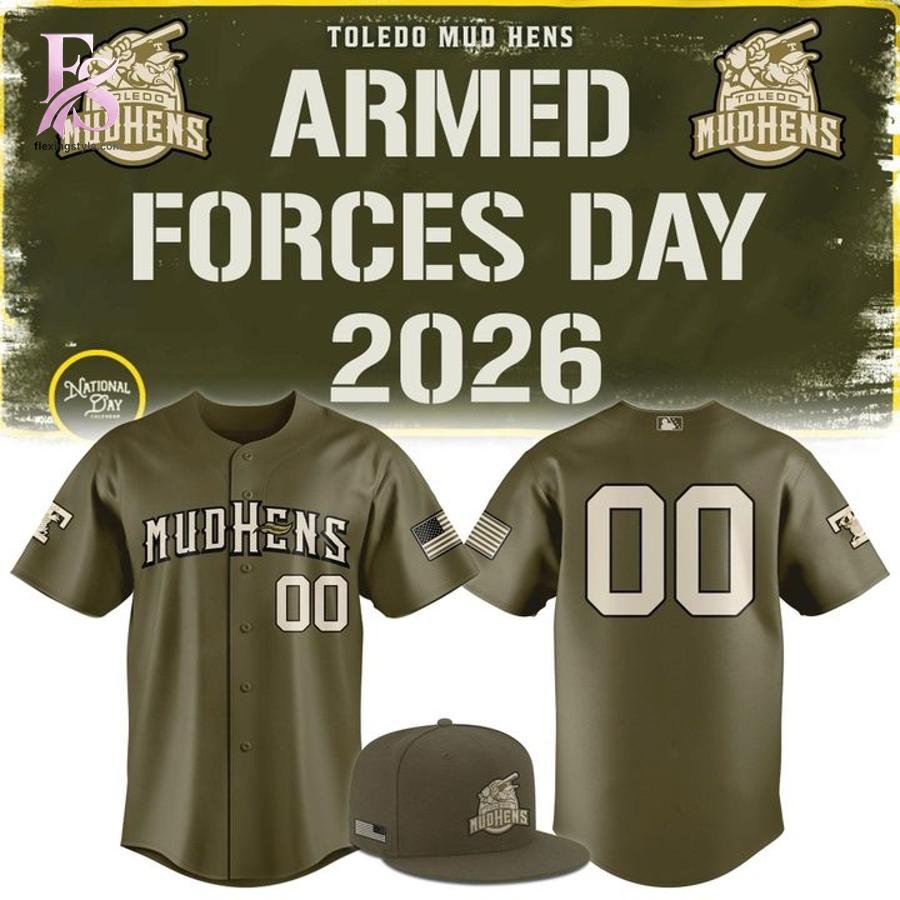 Toledo Mud Hens Armed Forces Day Baseball Jersey