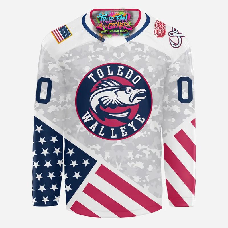 Toledo Walleye 2026 Military Appreciation Limited Edition Hockey Jersey