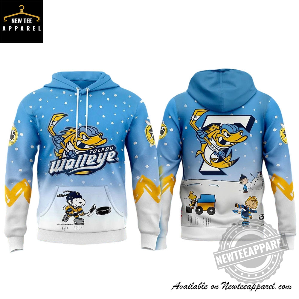 Toledo Walleye Snoopy Peanuts Hoodie Shirt