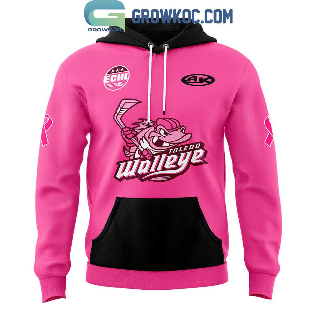 Toledo Walleye x 2025 Pink In The Rink Hoodie T Shirt
