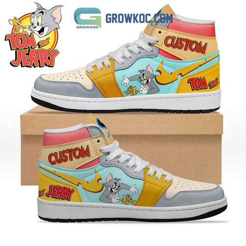 Tom And Jerry Personalized Air Jordan 1 Shoes