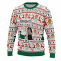Tom Izzo Naughty List Ugly Christmas Sweater