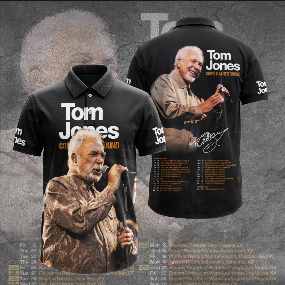 Tom Jones Tour 2026 3D Apparel – GNE8372