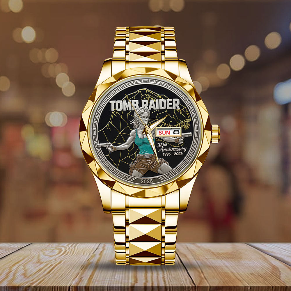 Tomb Raider 30th Anniversary Alloy Luxury Quartz Watch - GNE4893