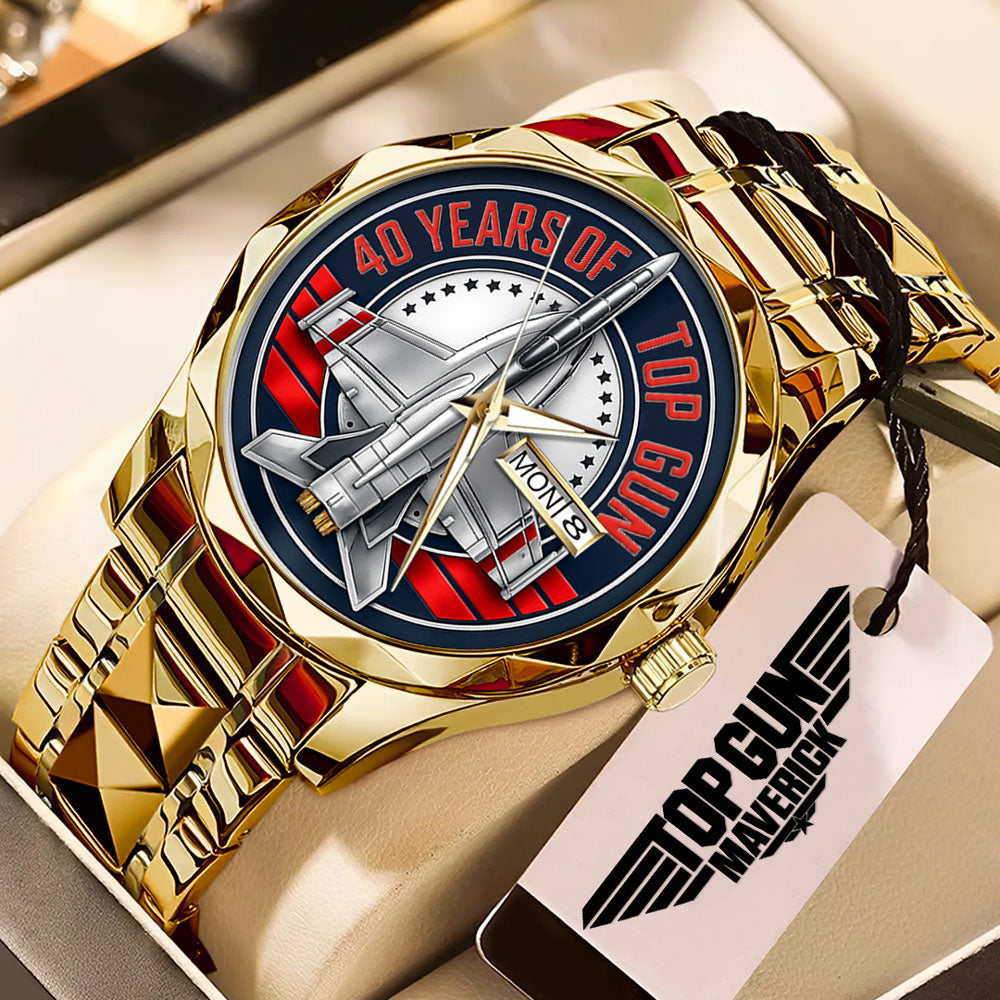 Top Gun 40th Anniversary 2026 Alloy Luxury Quartz Watch - TMTHU2873