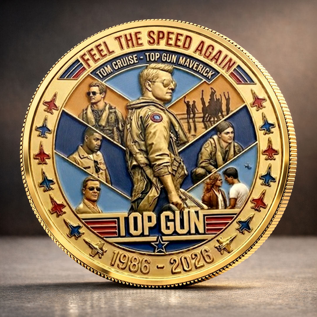 Top Gun 40th Anniversary 2026 Commemorative Coin – TMTHU5549