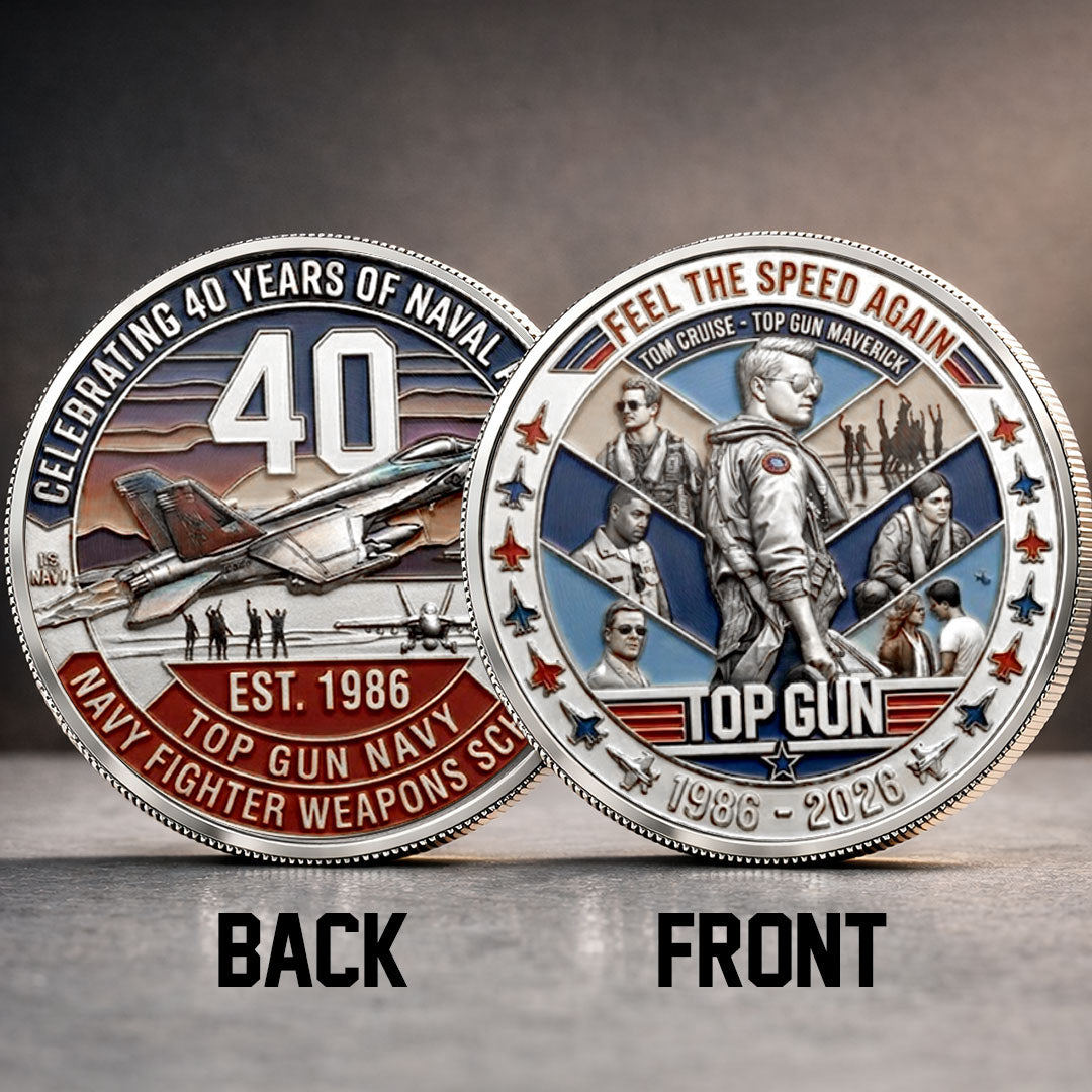 Top Gun 40th Anniversary 2026 Commemorative Coin – TMTHU5549