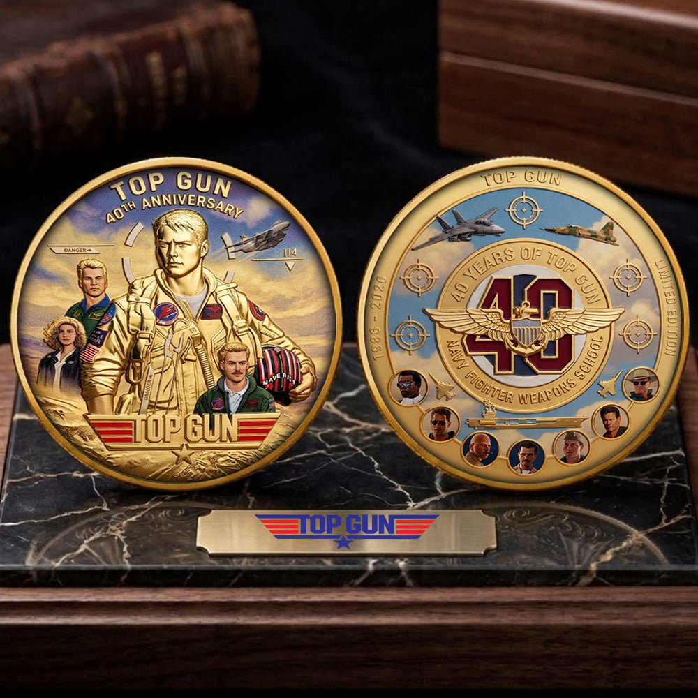Top Gun 40th Anniversary 2026 Commemorative Coin – TMTHU5550