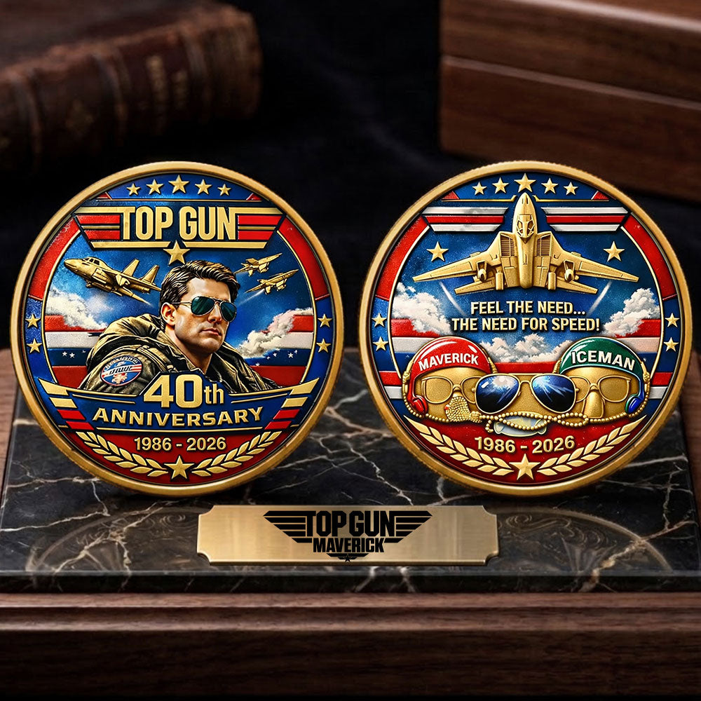 Top Gun 40th Anniversary 2026 Commemorative Coin – TANTN21621