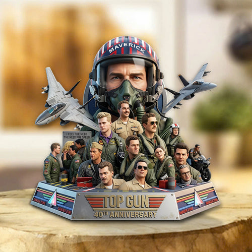Top Gun 40th Anniversary Shape Acrylic Plaque – TMTHU5513