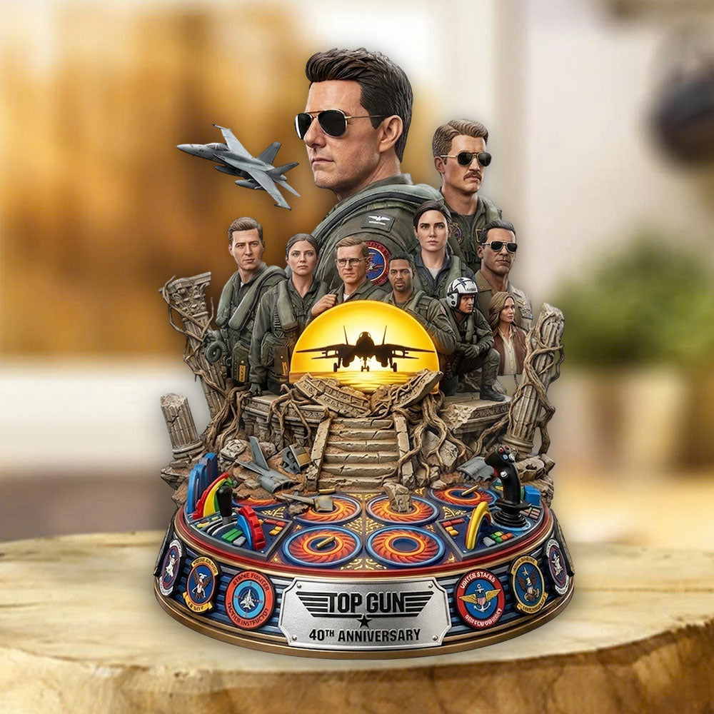 Top Gun 40th Anniversary Custom Shape Acrylic Plaque – TMTHU5572