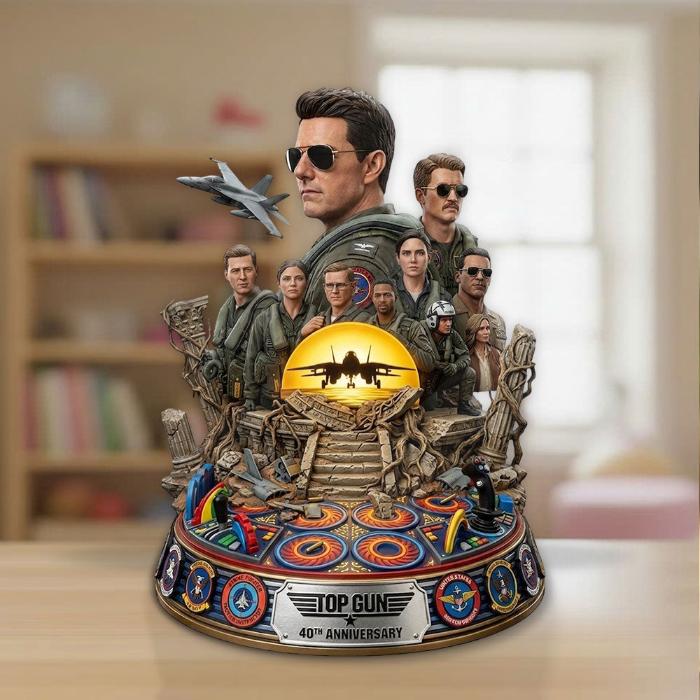 Top Gun 40th Anniversary Custom Shape Acrylic Plaque – TMTHU5572